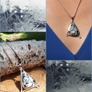 EGYEDI EZÜST MEDÁL KERATOFIRRAL