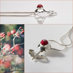 KISVIRÁGOM MEDÁL KORALLGYÖNGGYEL